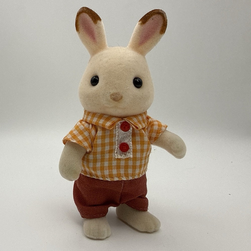 Calico Critters Chocolate Rabbit Father Frasier Figure Sylvanian Families Doll